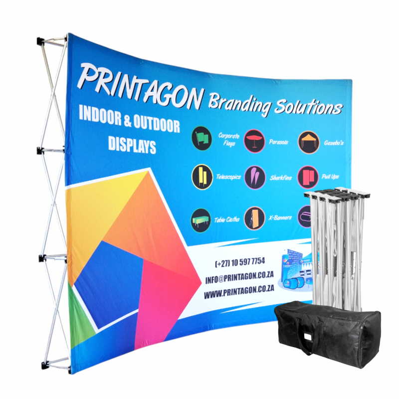 Curved Banner Walls
