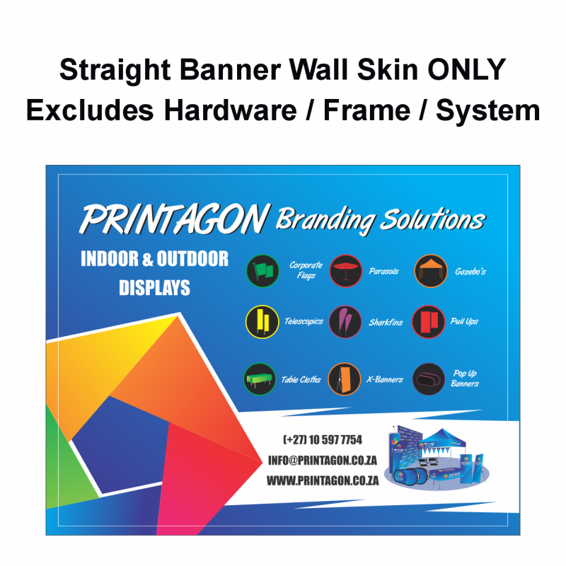 Straight Banner Wall - PRINT ONLY